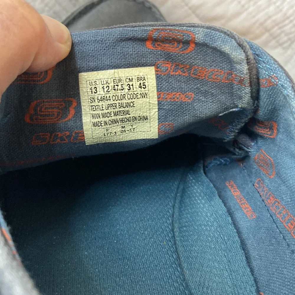 Skechers boat deck shoes grey sz 13